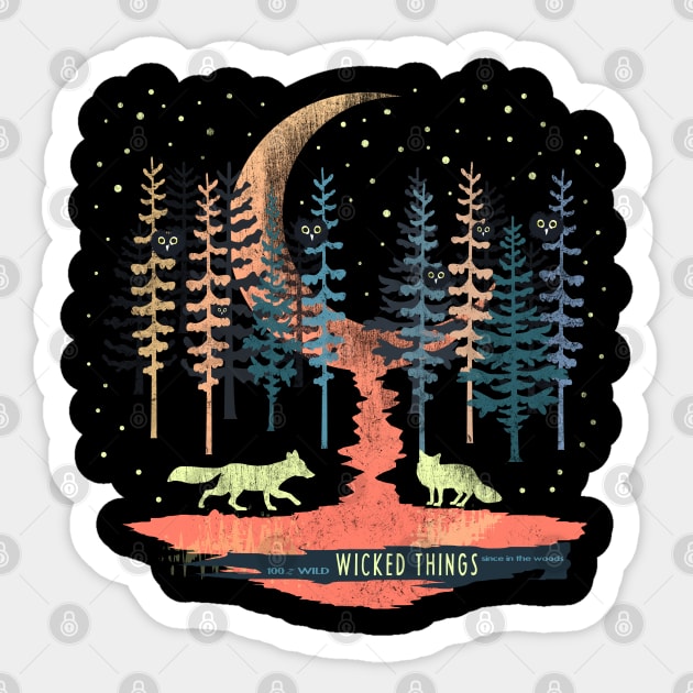 Wicked Things Sticker by OneRedFox